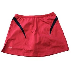 Bollé‎ High Perfomance Womens S Red Black Athletic Tennis Golf Stretch Skort